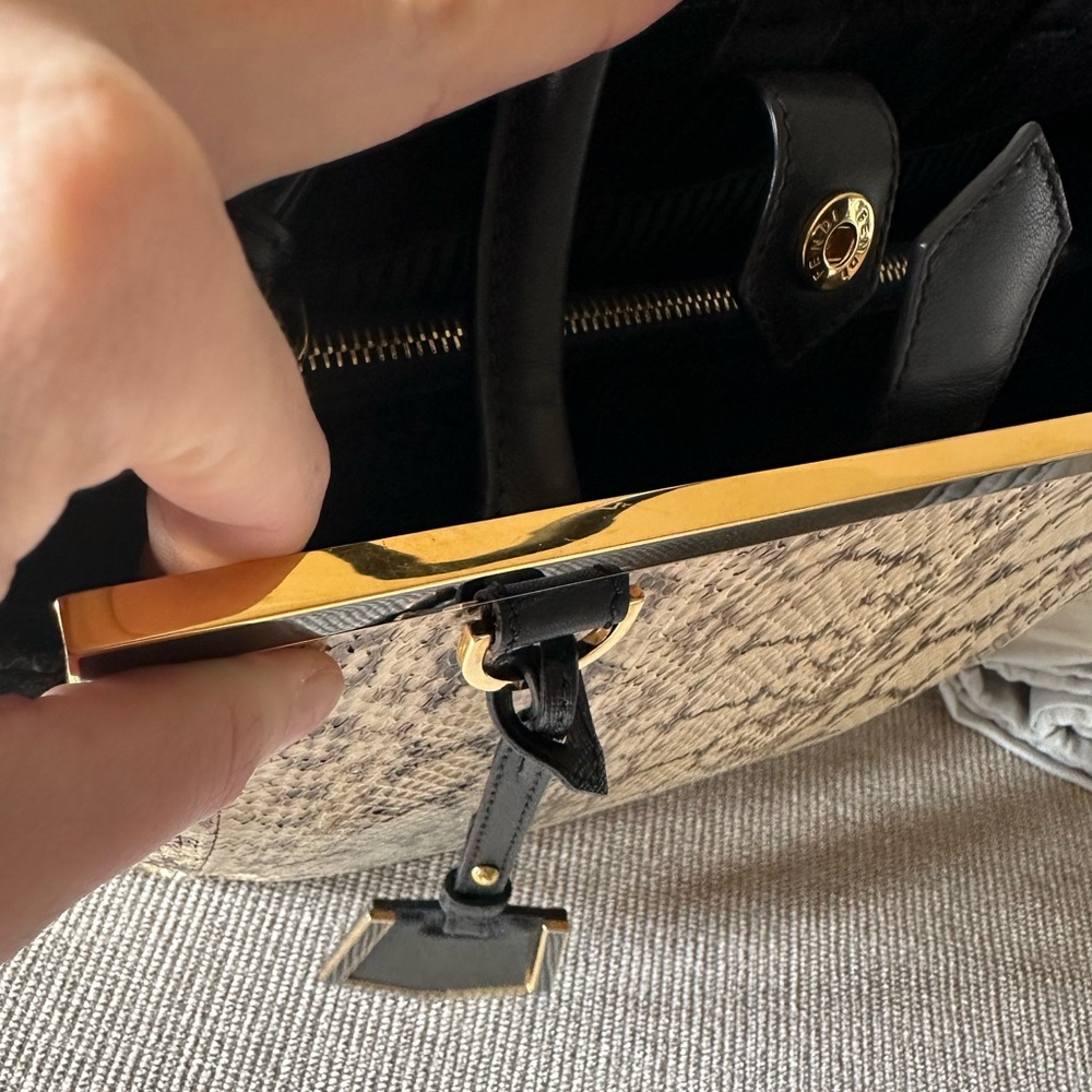 Fendi Medium Python 2jours Tote - image 4